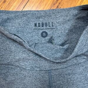 NOBULL Heathered Gray Capri Performance Leggings